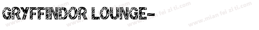 Gryffindor lounge字体转换